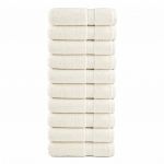 vidaXL Toalhas de Banho Premium Solund 10pcs 100x150 cm 600 Gsm Verde - 4094110660