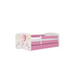 Kocot Kids Cama 180 x 80 cm com gaveta BabyDreams Balloon Pink