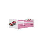 Kocot Kids Cama 180 x 80 cm BabyDreams Racing Car Pink
