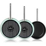 Magefesa Conjunto de 3 Frigideiras de Indução 22 - 26 - 30 cm, Revestimento Antiaderente sem PFOA Verde Nordic - 1113087
