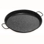 Briebe Paellera Valenciana Indução 26 cm, Aço Esmaltado para 2 Porções de Paella Preto Levante - BRI-700526