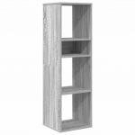 vidaXL Estante Cinzento Sonoma 34x31x112 cm Derivados de Madeira - 4218292691