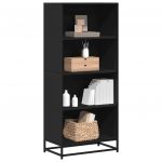 vidaXL Estante 60x35x139 cm Derivados de Madeira Preto - 3213652104