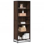 vidaXL Estante 60x35x170,5 cm Derivados de Madeira Carvalho Castanho - 2717550032