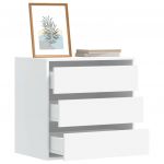 vidaXL Cómoda 60x41x58 cm Derivados de Madeira Branco - 540518618