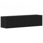 vidaXL Móvel de Tv 120x30x30,5cm Derivados de Madeira Carvalho Preto - 4210890459