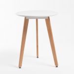 Presentes Miguel Mesa Synk Redonda 60 cm Branco