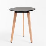 Presentes Miguel Mesa Synk Redonda 80 cm Preto