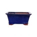 Luso Bonsai Vaso de Bonsai Rectangular 26*21*9 cm Azul - Yixing - 84282