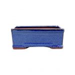 Luso Bonsai Vaso de Bonsai Rectangular 17,5*13,5*7 cm Azul - Yixing - 80302