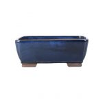 Luso Bonsai Vaso de Bonsai Rectangular 35*23*12 cm Azul - Yixing - 06645