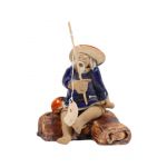 Luso Bonsai Figura Paciência - Pescador - 02162-6