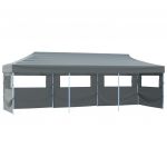 vidaXL Tenda para Festas Pop-up Dobrável com 5 Paredes 3x9 M Antracite - 1446283370