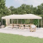 vidaXL Tenda para Festas Dobrável 3x6 M Cor Creme - 1207550318