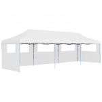 vidaXL Tenda para Festas Pop-up Dobrável com 5 Paredes 3x9 M Branco - 1958092806