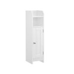 Móvel de WC Vasagle para Sanita, Design Estreito, Prateleiras Ajustáveis, Branco - BBC310W01