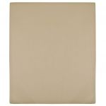 vidaXL Lençol Ajustável 140x200 cm Algodão Jersey Cinza-acastanhado - 3266522134