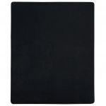 vidaXL Lençol Ajustável 100x200 cm Algodão Jersey Preto - 16636640