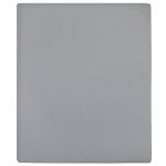 vidaXL Lençol Ajustável 140x200 cm Algodão Jersey Cinza - 4035268244