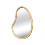 Sweeek Espelho de Madeira de Abeto 85cm Jacob Natural 3x85x65 cm