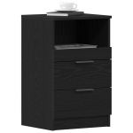 Cabeceira vidaXL Carvalho Preto Madeira Engenheirada 40,2 X 36 X 65 cm - 466396577