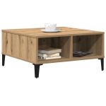 Mesa de Centro vidaXL Carvalho Artesanal Madeira Engenhada Média - 1411962845