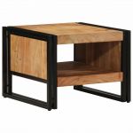 vidaXL Mesa de Centro 50x50x38 cm Madeira de Acácia Maciça - 1925760324