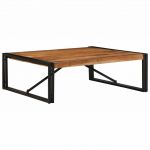 vidaXL Mesa de Centro 100x100x35 cm Madeira de Acácia Maciça - 2780872168