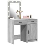 vidaXL Conjunto de 2 Cinza Sonoma Aglomerado de Partículas Padrão - 232663119