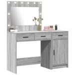 vidaXL Conjunto de 2 Cinza Sonoma Madeira Engenheirada Médio - 3684101938