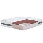 Colchão The White Stone Colchão de Casal Memory Foam Ortopédico King Size 240x260 cm Altura 27 cm
