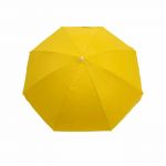 Chuvitex Guarda-Sol Poliéster Proteção UV 1,76 m Resistente com Meia-Lua Amarelo