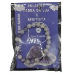 Pulseira Pedra da Lua e Ametista