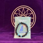 Pulseira Signo Aquario - Ónix e Turquesa