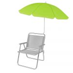 Aktive Guarda-Sol para Cadeira de Praia de TNT 100 cm Verde