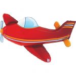 Grabo Balão Foil 37" Avião Vermelho 1 un.