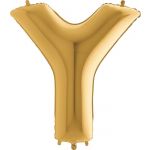 Grabo Balão Foil 40" Letra Y Ouro 1 un.