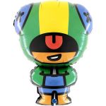 Grabo Balão Foil 32" Leon Brawl Stars 1 un.