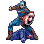 Anagram Balão Foil Sitter Capitão América 1 un. - 044257411