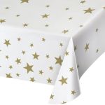 Creative Converting Toalha Branca com Estrelas Douradas 1 un. - 120354568