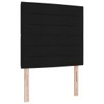 vidaXL Cabeceira Preta Tecido 90 cm Cabeceira Retangular Moderna - 2856725764