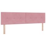 vidaXL Cabeceira Estofada com Botões Rosa 180 cm Veludo - 589269609