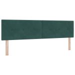vidaXL Cabeceira Almofadada Verde Escuro 180 cm Veludo - 3299321710
