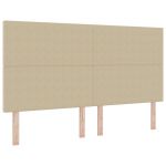 vidaXL Cabeceira Design Simples Verde Claro Cinza 180 cm em Tecido Veludo - 1368135572