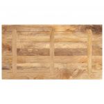 vidaXL Tampo de Mesa Retangular 120x60x3,8 cm Mangueira Maciça - 1651598618