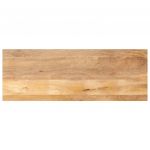vidaXL Tampo de Mesa Retangular 140x50x2,5 cm Mangueira Maciça - 2278402770