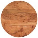 vidaXL Tampo de Mesa Redondo Ø50x2,5 cm Madeira de Acácia Maciça - 66603970