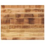 vidaXL Tampo de Mesa Retangular 110x80x2,5 cm Mangueira Áspera Maciça - 936081975