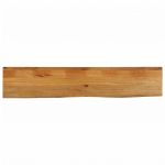 vidaXL Tampo de Mesa com Borda Viva 180x20x2,5 cm Mangueira Maciça - 716543499