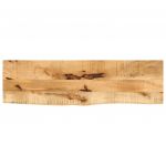 vidaXL Tampo de Mesa Borda Viva 110x30x2,5 cm Mangueira Áspera Maciça - 3728768717